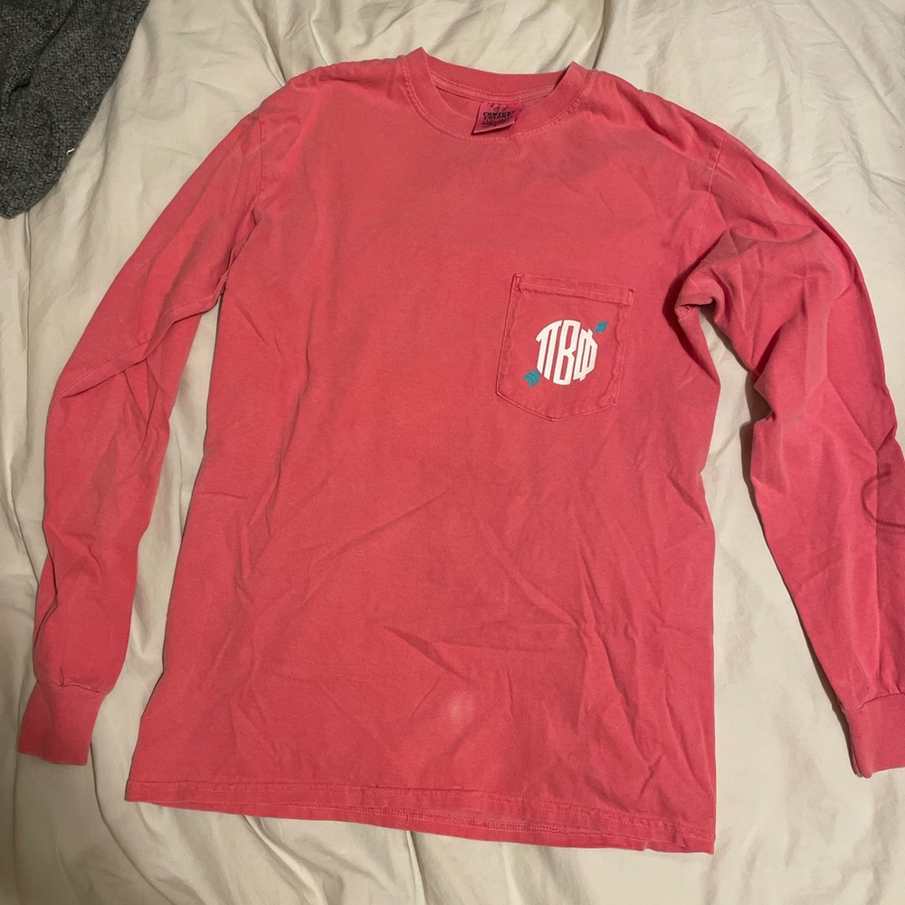 Pi Beta Phi Pocket Monogram long-sleeve t-shirt